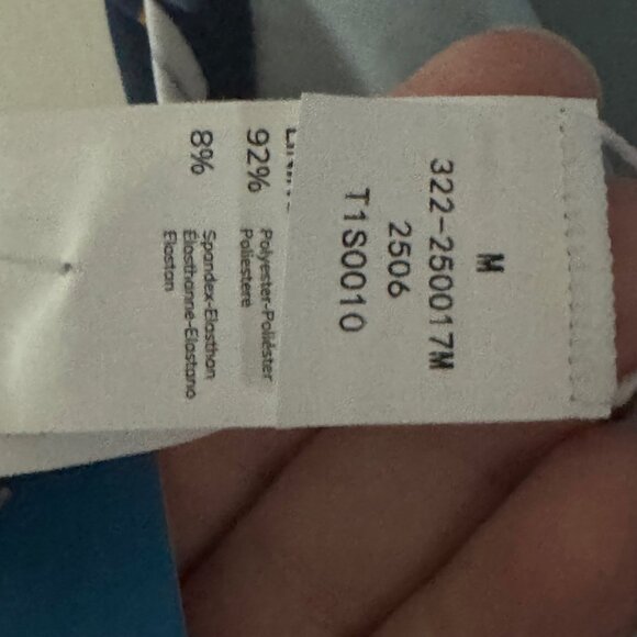 Cupshe Dark Teal Blue Yellow White Floral One Piece Swimsuit Size M Medium New - Picture 16 of 16